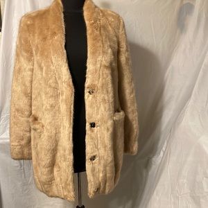 NWOT URBANCODE LONDON FAUX  FUR CARDIGAN COAT SIZE UK 8 US SIZE 4